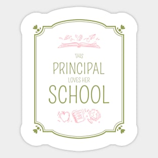 School Principal Sticker